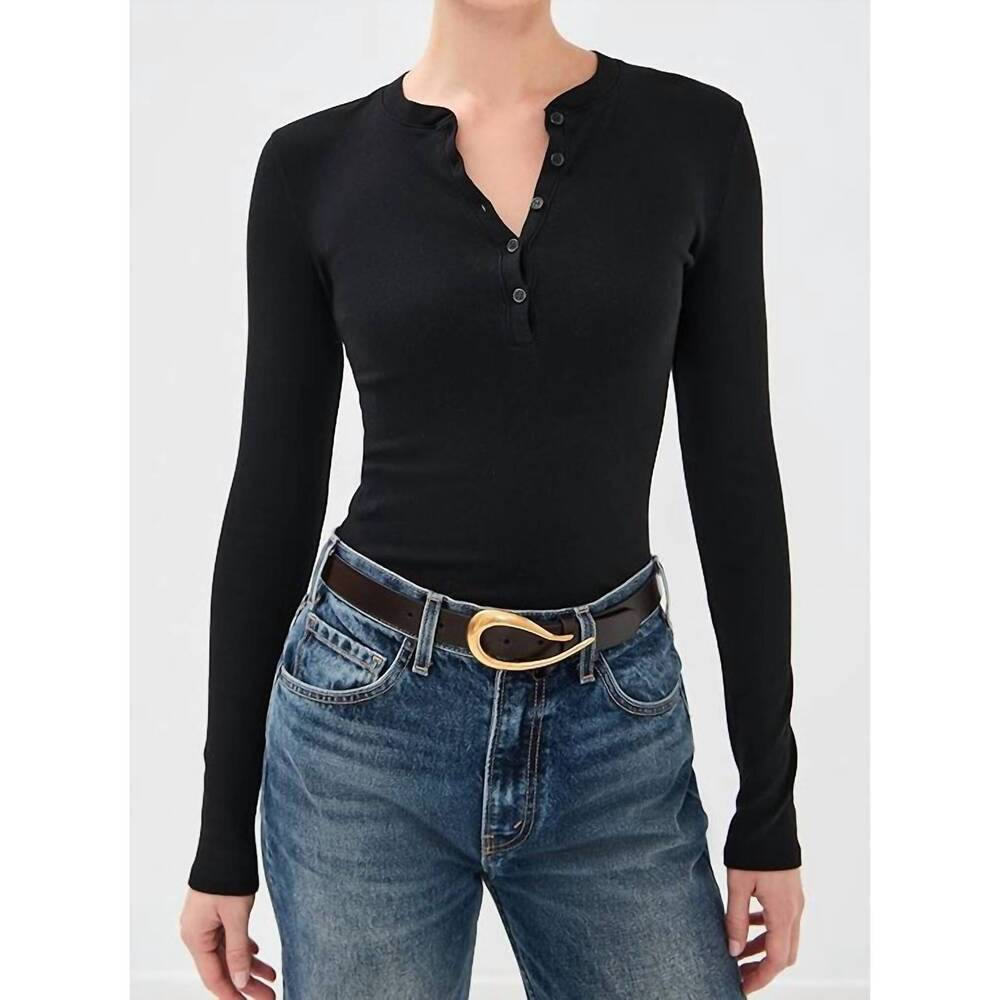 NEW VERONICA BEARD women's drexler top in black